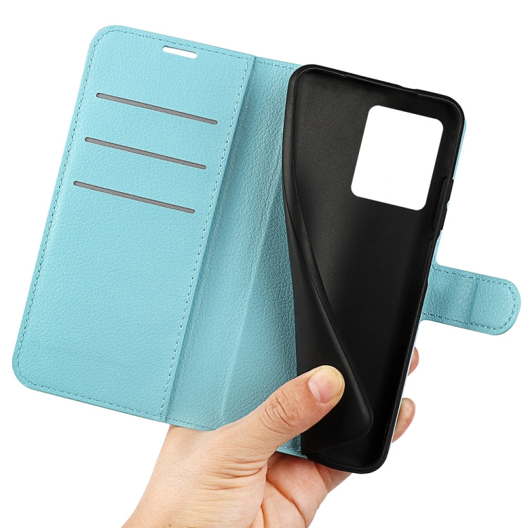 For ZTE Blade V30 Litchi Texture Horizontal Flip Phone Protective Case with Holder & Card Slots & Wallet