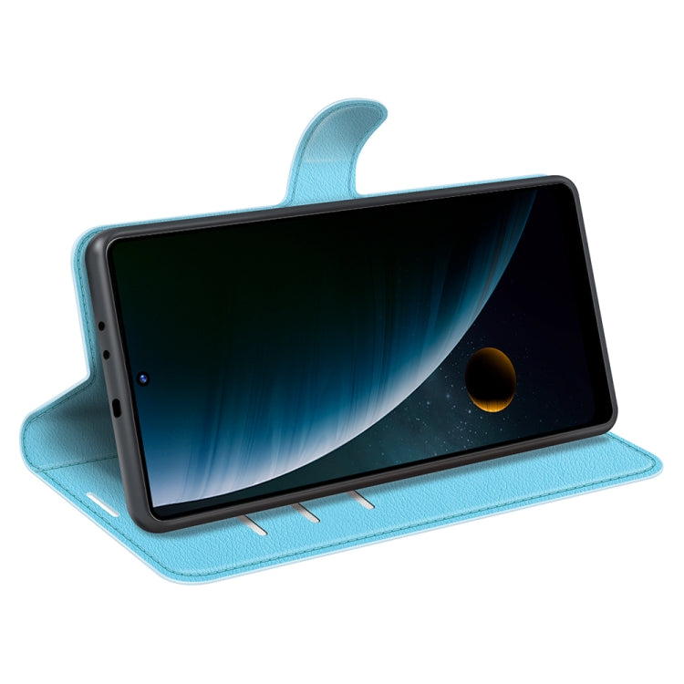 For ZTE Blade V30 Litchi Texture Horizontal Flip Phone Protective Case with Holder & Card Slots & Wallet