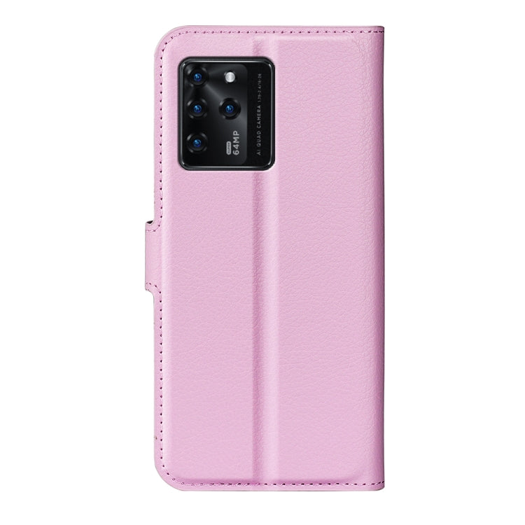 For ZTE Blade V30 Litchi Texture Horizontal Flip Phone Protective Case with Holder & Card Slots & Wallet