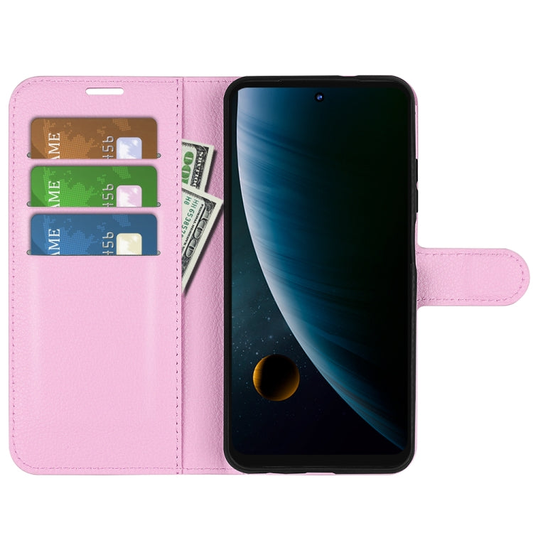 For ZTE Blade V30 Litchi Texture Horizontal Flip Phone Protective Case with Holder & Card Slots & Wallet