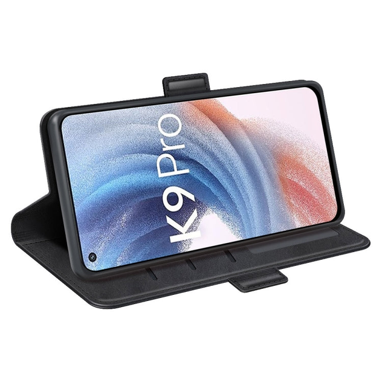 For OPPO K9 Pro Dual-side Magnetic Buckle Horizontal Flip Leather Case with Holder & Card Slots & Wallet