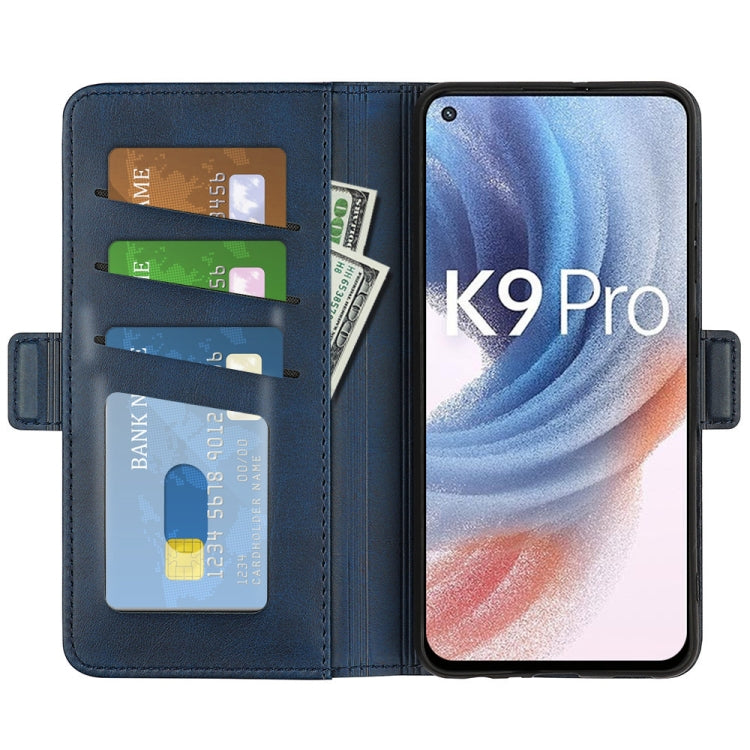 For OPPO K9 Pro Dual-side Magnetic Buckle Horizontal Flip Leather Case with Holder & Card Slots & Wallet