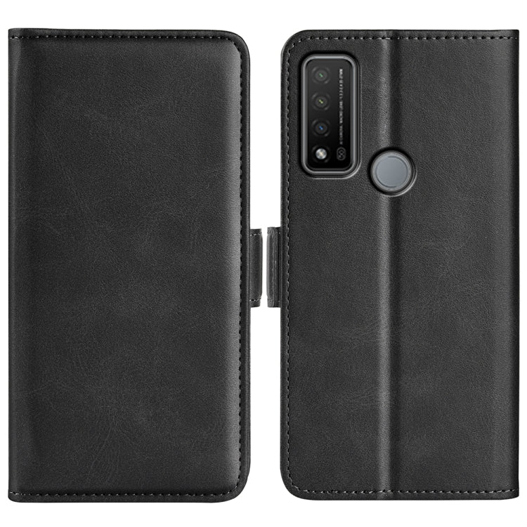 For TCL 20 R 5G Dual-side Magnetic Buckle Horizontal Flip Phone Leather Case with Holder & Card Slots & Wallet