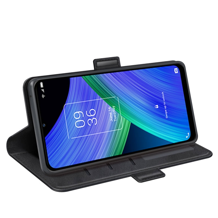 For TCL 20 R 5G Dual-side Magnetic Buckle Horizontal Flip Phone Leather Case with Holder & Card Slots & Wallet
