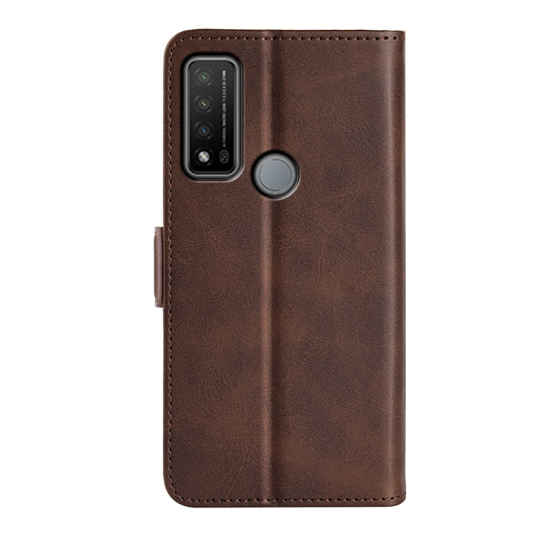 For TCL 20 R 5G Dual-side Magnetic Buckle Horizontal Flip Phone Leather Case with Holder & Card Slots & Wallet