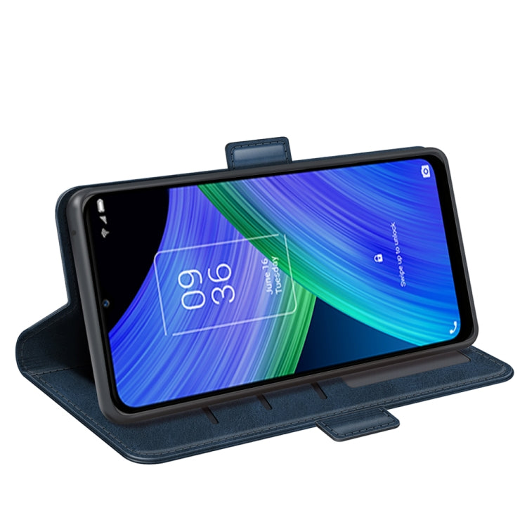For TCL 20 R 5G Dual-side Magnetic Buckle Horizontal Flip Phone Leather Case with Holder & Card Slots & Wallet