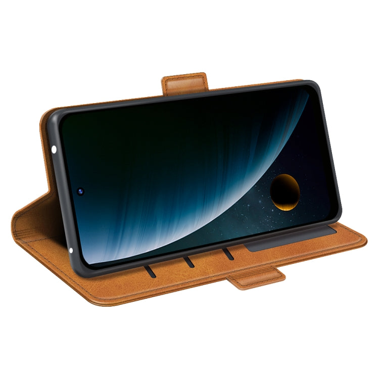 For ZTE Blade V30 Dual-side Magnetic Buckle Horizontal Flip Phone Leather Case with Holder & Card Slots & Wallet