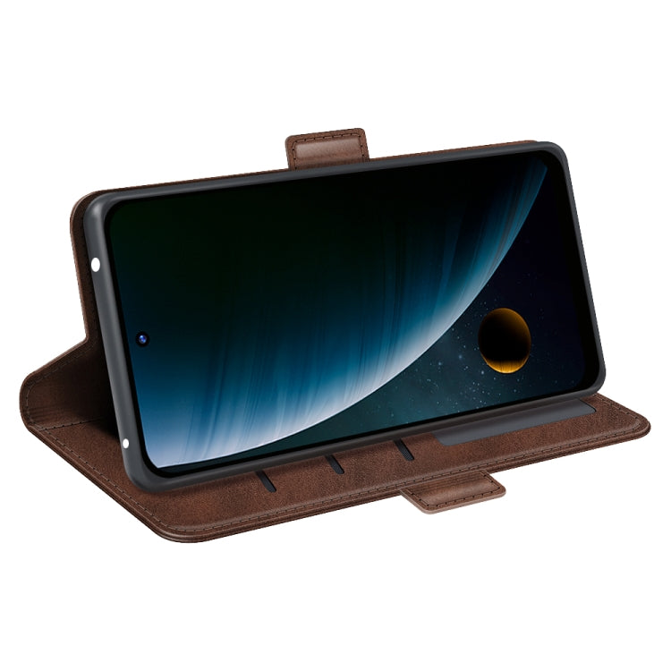 For ZTE Blade V30 Dual-side Magnetic Buckle Horizontal Flip Phone Leather Case with Holder & Card Slots & Wallet