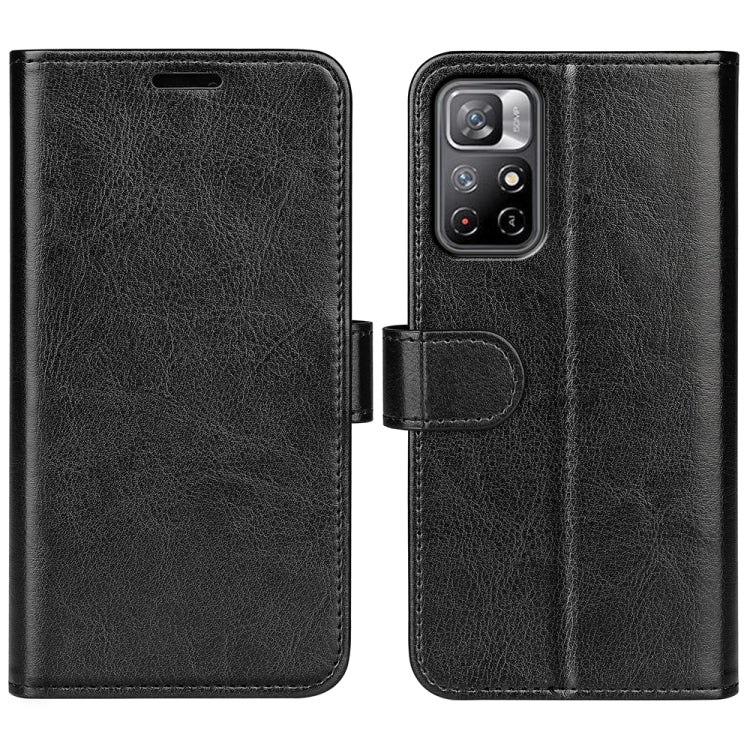 For Xiaomi Redmi Note 11 R64 Texture Single Horizontal Flip Protective Case with Holder & Card Slots & Wallet & Photo Frame