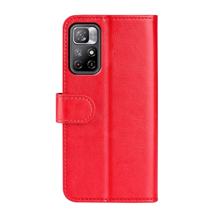 For Xiaomi Redmi Note 11 R64 Texture Single Horizontal Flip Protective Case with Holder & Card Slots & Wallet & Photo Frame