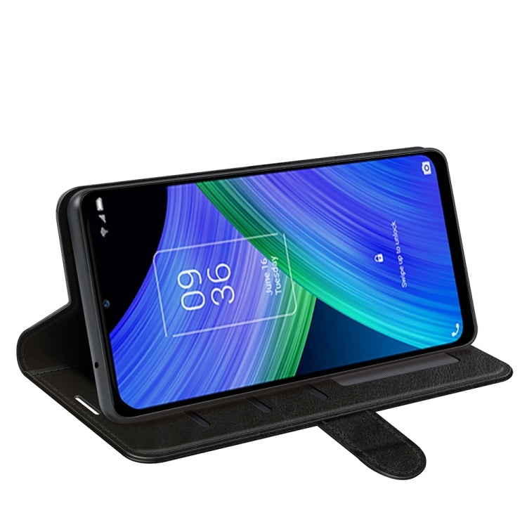 For TCL 20 R 5G R64 Texture Single Horizontal Flip Phone Protective Case with Holder & Card Slots & Wallet& Photo Frame