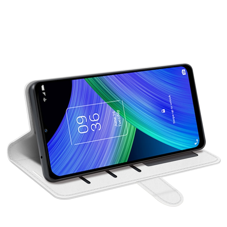 For TCL 20 R 5G R64 Texture Single Horizontal Flip Phone Protective Case with Holder & Card Slots & Wallet& Photo Frame