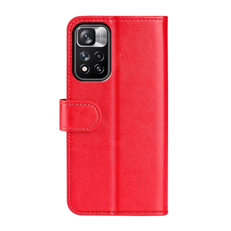 For Xiaomi Redmi Note 11 Pro / Note 11 Pro+ R64 Texture Single Horizontal Flip Protective Case with Holder & Card Slots & Wallet & Photo Frame