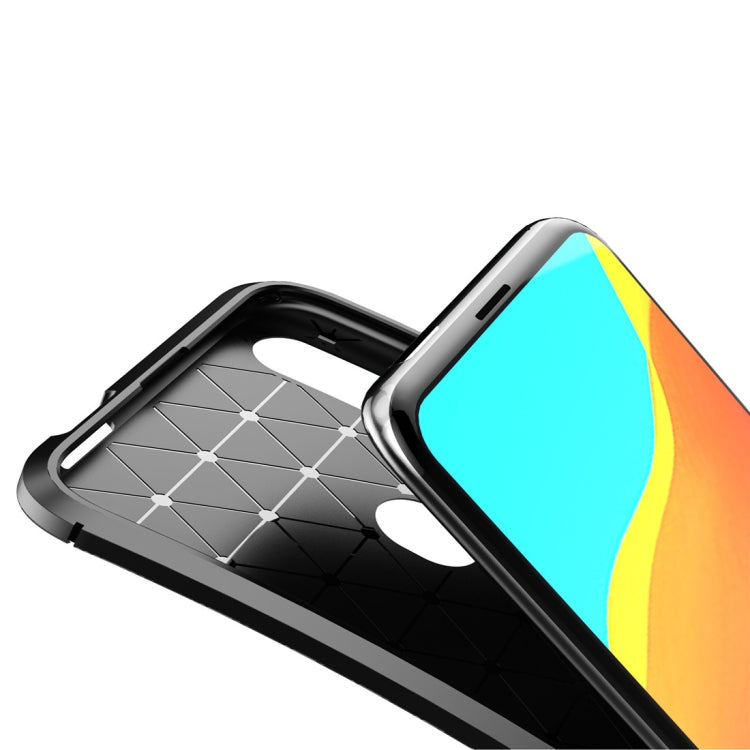 Beetle Series Carbon Fiber Texture Shockproof TPU Case for Huawei Y9Prime 2019 / P smart Z