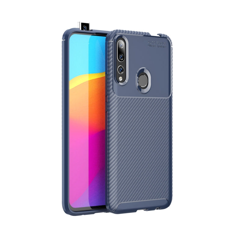 Beetle Series Carbon Fiber Texture Shockproof TPU Case for Huawei Y9Prime 2019 / P smart Z