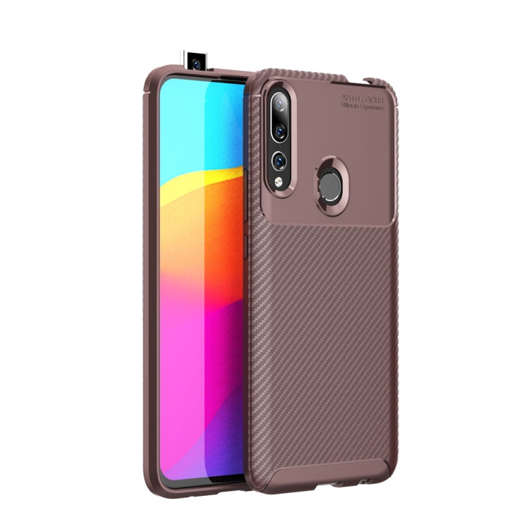 Beetle Series Carbon Fiber Texture Shockproof TPU Case for Huawei Y9Prime 2019 / P smart Z