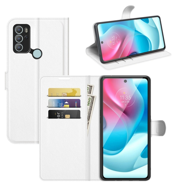 For Motorola Moto G60S Litchi Texture Horizontal Flip Phone Protective Case with Holder & Card Slots & Wallet