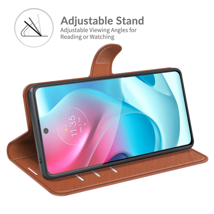 For Motorola Moto G60S Litchi Texture Horizontal Flip Phone Protective Case with Holder & Card Slots & Wallet