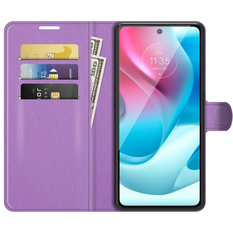 For Motorola Moto G60S Litchi Texture Horizontal Flip Phone Protective Case with Holder & Card Slots & Wallet