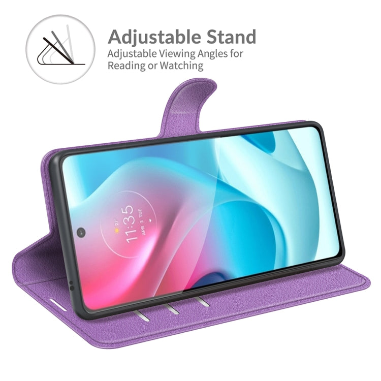 For Motorola Moto G60S Litchi Texture Horizontal Flip Phone Protective Case with Holder & Card Slots & Wallet