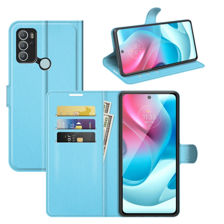 For Motorola Moto G60S Litchi Texture Horizontal Flip Phone Protective Case with Holder & Card Slots & Wallet