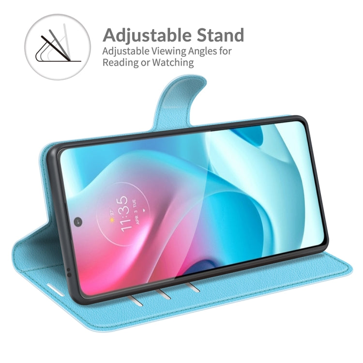 For Motorola Moto G60S Litchi Texture Horizontal Flip Phone Protective Case with Holder & Card Slots & Wallet