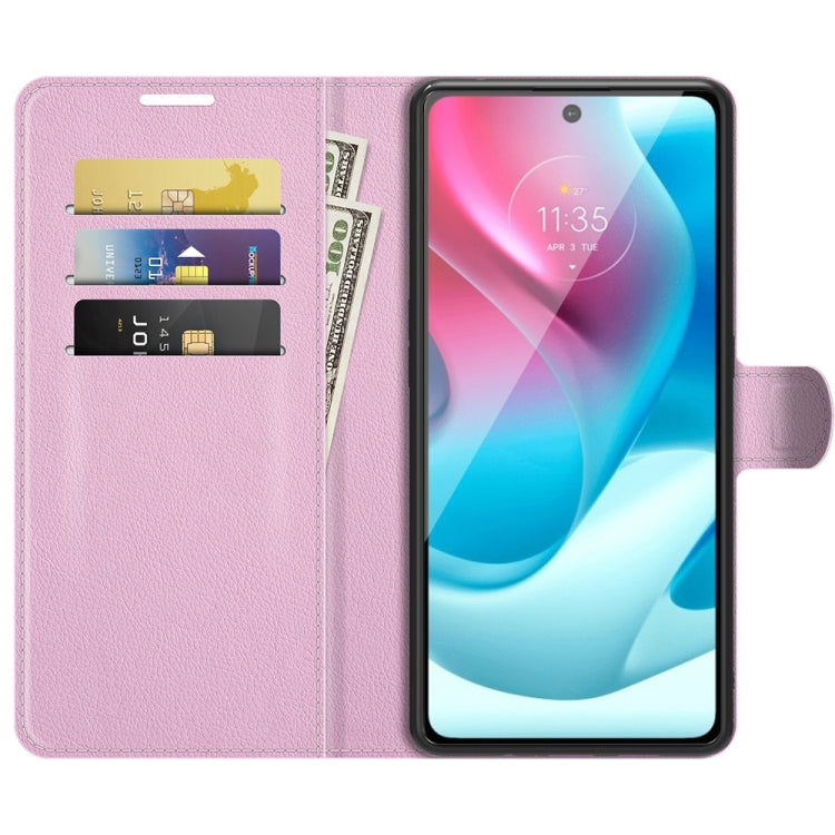 For Motorola Moto G60S Litchi Texture Horizontal Flip Phone Protective Case with Holder & Card Slots & Wallet
