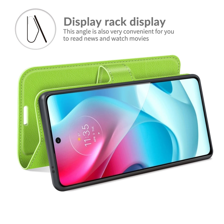 For Motorola Moto G60S Litchi Texture Horizontal Flip Phone Protective Case with Holder & Card Slots & Wallet