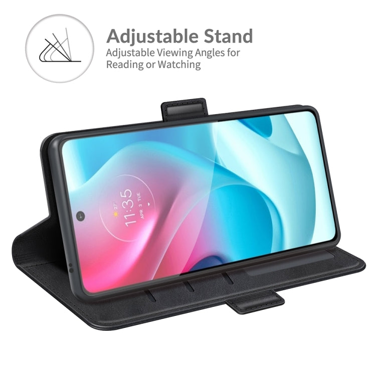 For Motorola Moto G60S Dual-side Magnetic Buckle Horizontal Flip Leather Case with Holder & Card Slots & Wallet