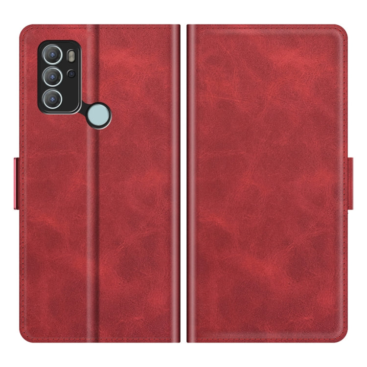 For Motorola Moto G60S Dual-side Magnetic Buckle Horizontal Flip Leather Case with Holder & Card Slots & Wallet