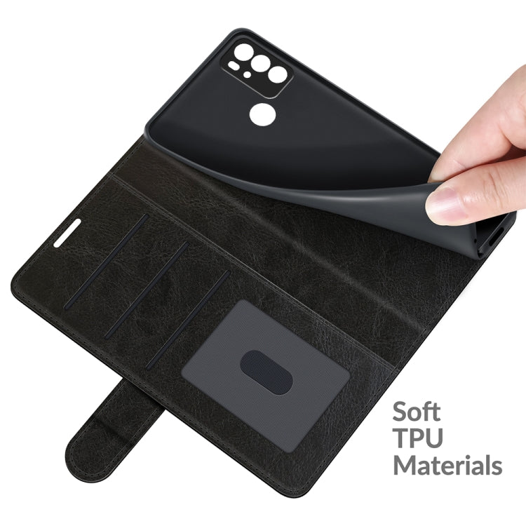 For Motorola Moto G60S R64 Texture Single Horizontal Flip Phone Protective Case with Holder & Card Slots & Wallet& Photo Frame