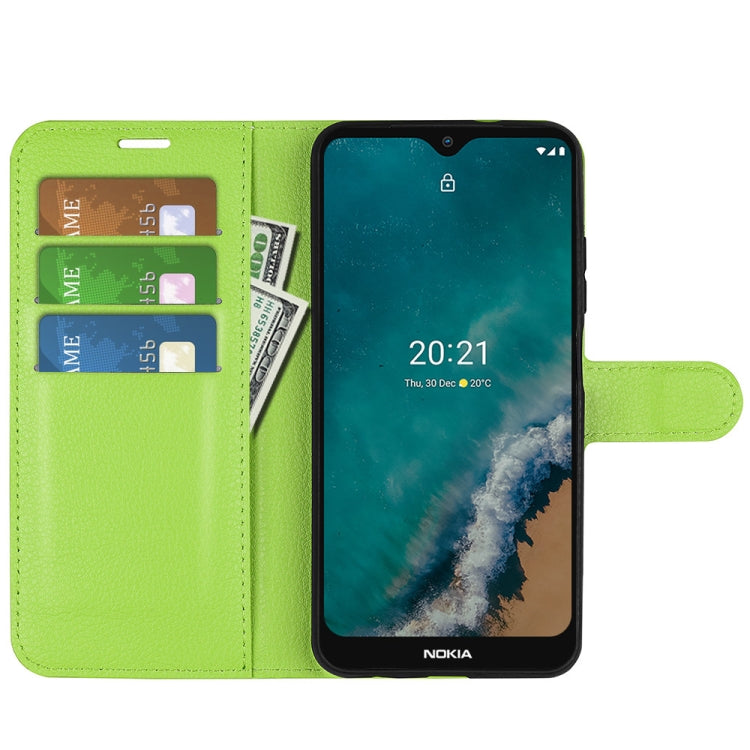 For Nokia G50 Litchi Texture Horizontal Flip Protective Case with Holder & Card Slots & Wallet