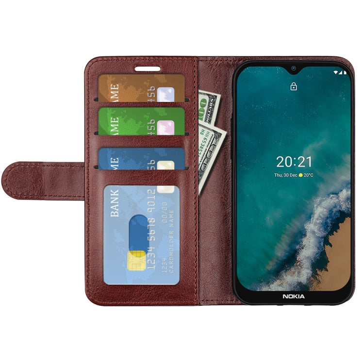 For Nokia G50 R64 Texture Single Horizontal Flip Phone Protective Case with Holder & Card Slots & Wallet& Photo Frame