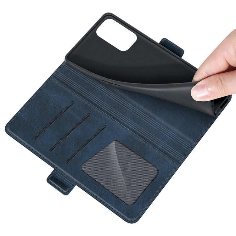 For OPPO Reno6 4G Dual-side Magnetic Buckle Horizontal Flip Leather Case with Holder & Card Slots & Wallet