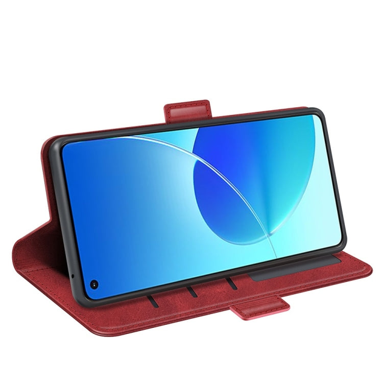 For OPPO Reno6 4G Dual-side Magnetic Buckle Horizontal Flip Leather Case with Holder & Card Slots & Wallet