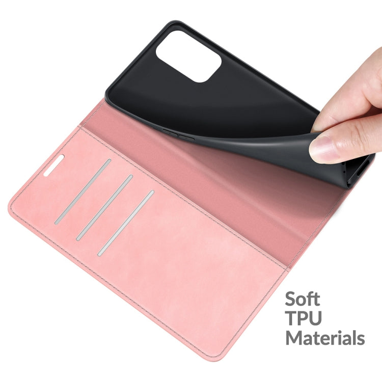 Retro-skin Magnetic Suction Leather Phone Case For OPPO Reno6 4G