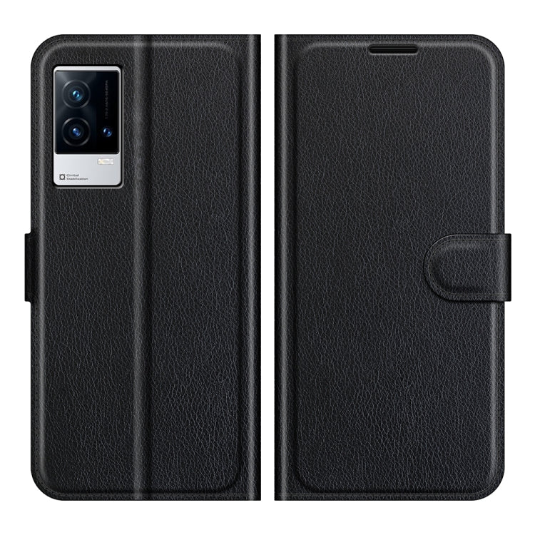 Litchi Texture Leather Phone Case For vivo iQOO 8