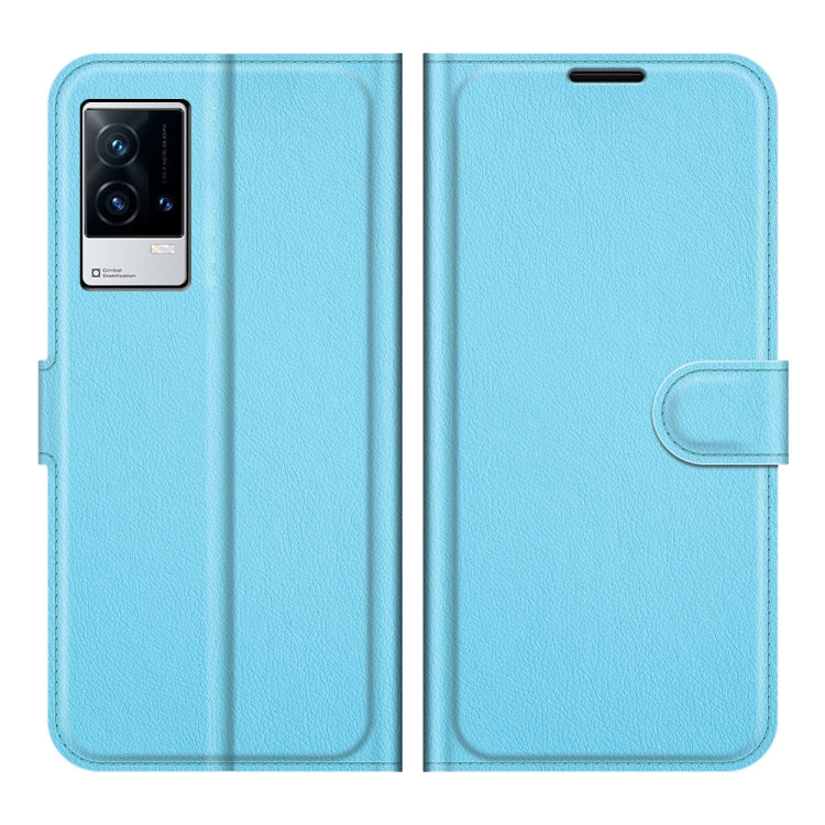 Litchi Texture Leather Phone Case For vivo iQOO 8