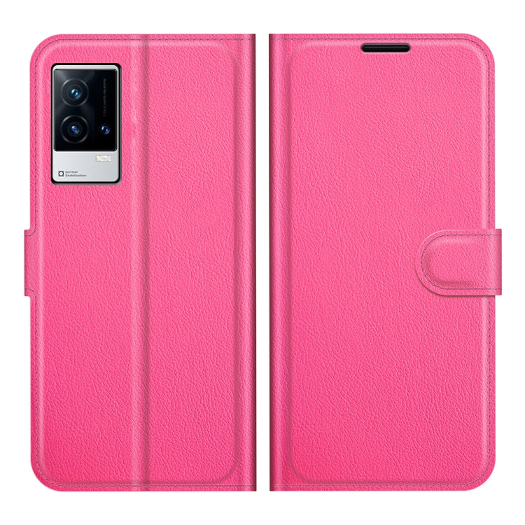 Litchi Texture Leather Phone Case For vivo iQOO 8