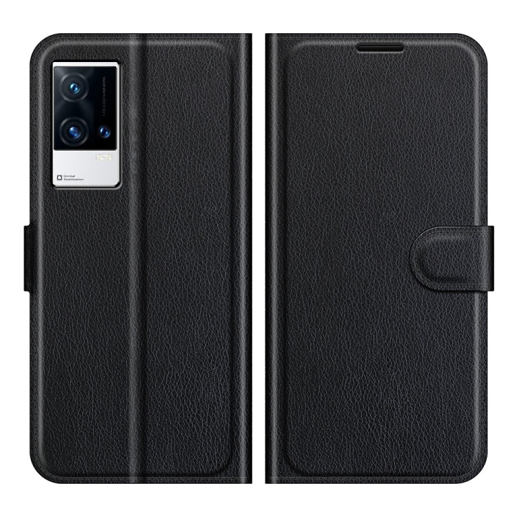 Litchi Texture Leather Phone Case For vivo iQOO 8 Pro