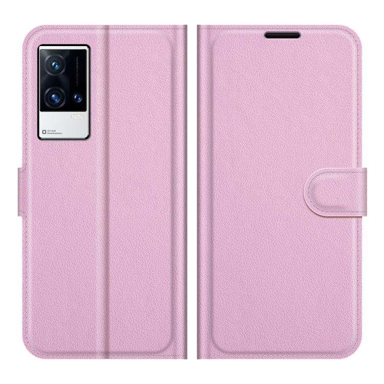 Litchi Texture Leather Phone Case For vivo iQOO 8 Pro