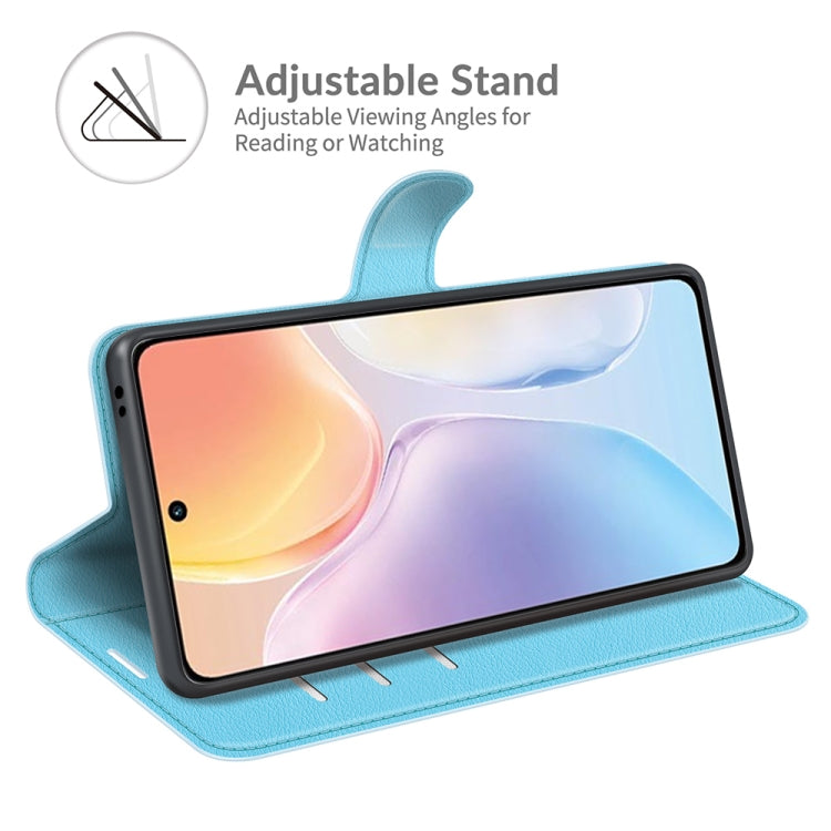 Litchi Texture Leather Phone Case For vivo X70