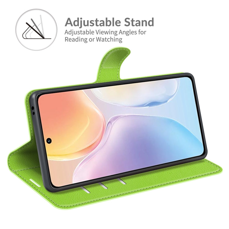 Litchi Texture Leather Phone Case For vivo X70