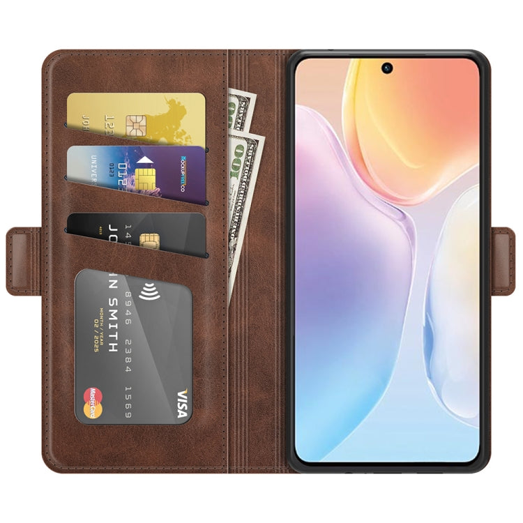 For vivo X70 Dual-side Magnetic Buckle Flip Leather Phone Case