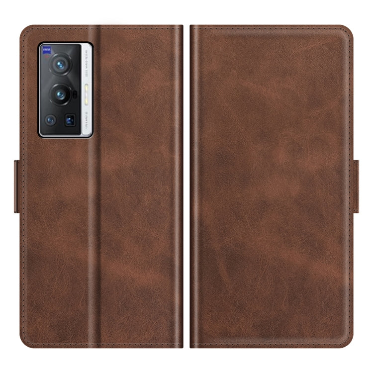 For vivo X70 Pro Dual-side Magnetic Buckle Flip Leather Phone Case