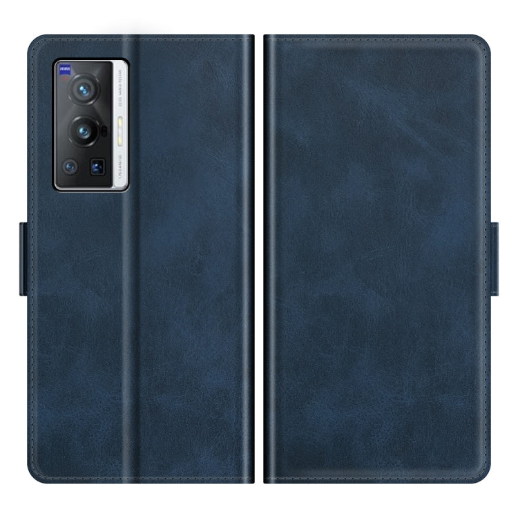 For vivo X70 Pro Dual-side Magnetic Buckle Flip Leather Phone Case