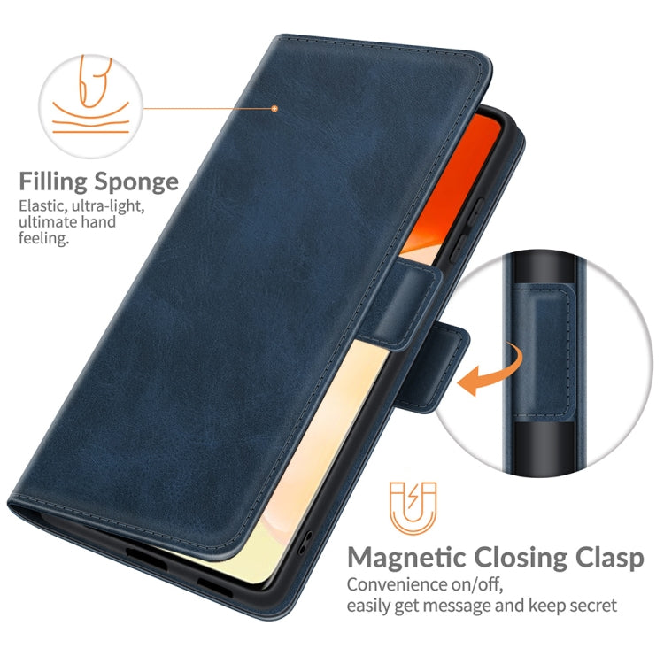 For vivo X70 Pro Dual-side Magnetic Buckle Flip Leather Phone Case