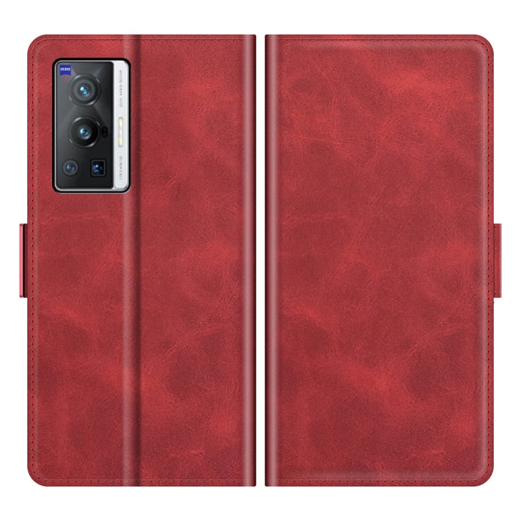 For vivo X70 Pro Dual-side Magnetic Buckle Flip Leather Phone Case