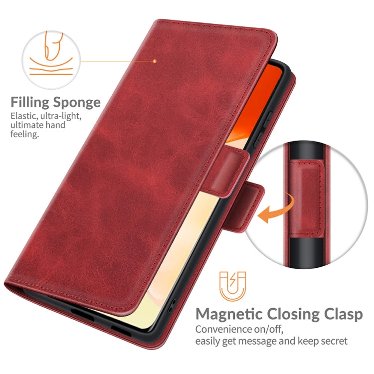 For vivo X70 Pro Dual-side Magnetic Buckle Flip Leather Phone Case