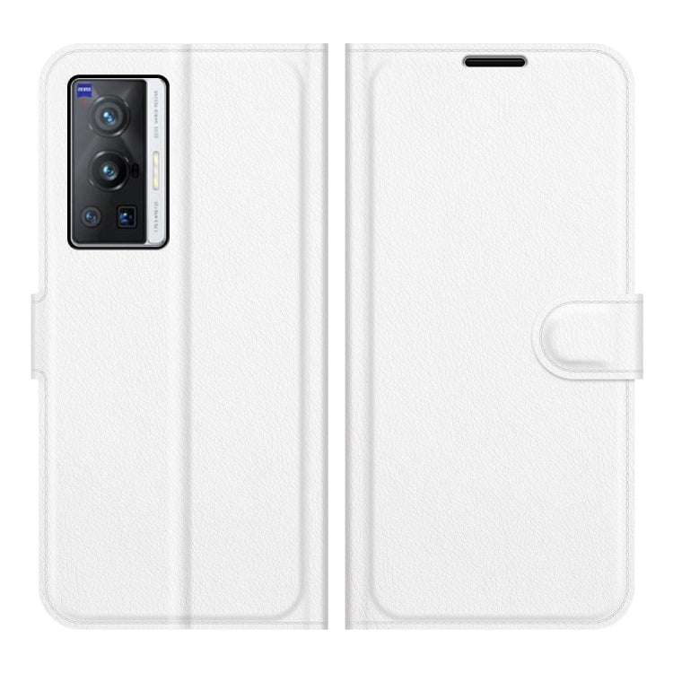 Litchi Texture Leather Phone Case For vivo X70 Pro